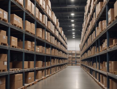 Фронтальные стеллажи для хранения товаров