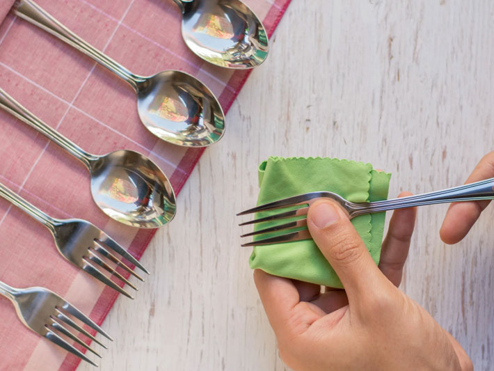 Как отмыть ложки и вилки, чтобы блестели | Вопросы покупателей | Белый кролик